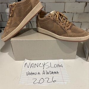 Golden Goose Brown Suede Sneakers